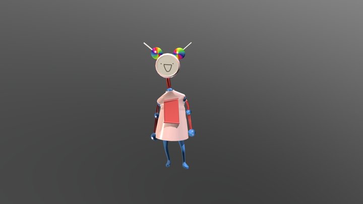 Candy Robot FINAL 3D Model