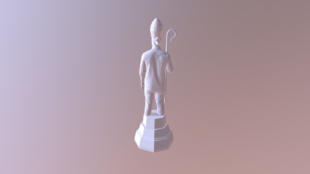 White Bishop Chess Piece