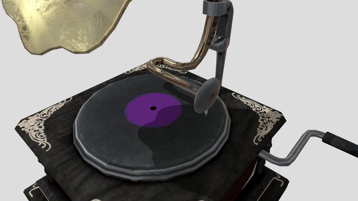 Gramophone Animation Testing Two – Modèle 3D gratuit STL