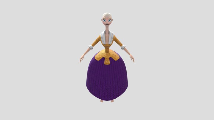 TestGirl 3D Model