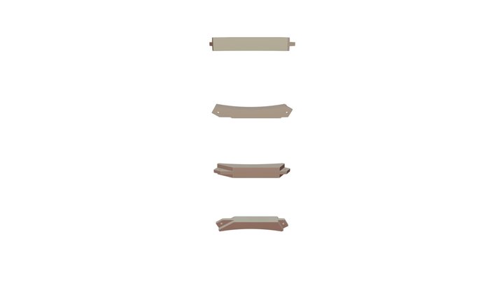 Mailbox - Piece Detail-3: Brace / Page: PD-05 3D Model
