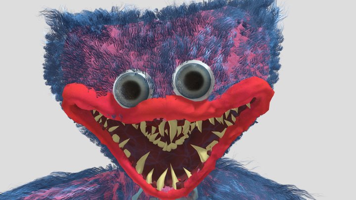 realistic huggy wuggy 3D Model
