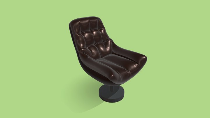 cloth Leisure Chair 3D Model