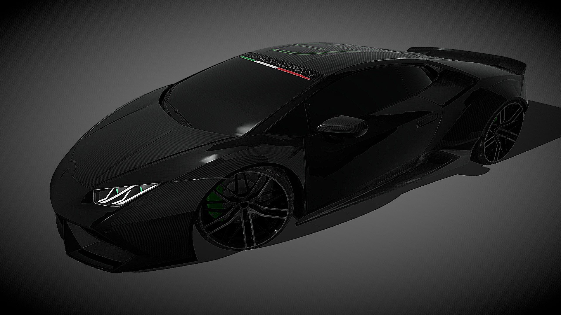 Huracan Black-Panther™️ - Download Free 3D model by SDC PERFORMANCE™️  (@3Duae) [f61f211]