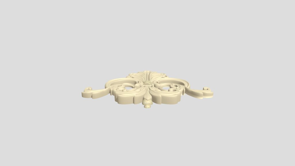 Molding Cartouche 02 Stone