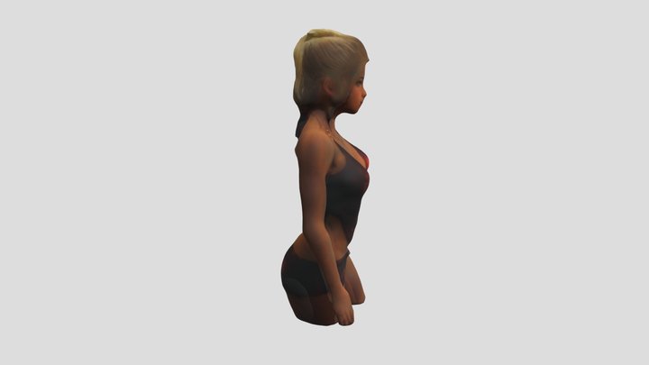 party girl 3D Model