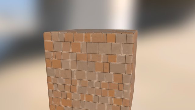 Stone wall texture 3D Model
