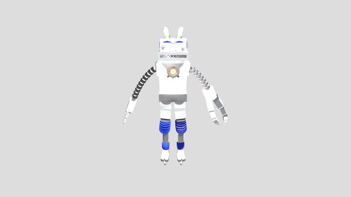 robot zayac from nu pogodi 3D Model