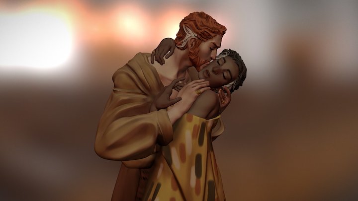 The Kiss 3D Model