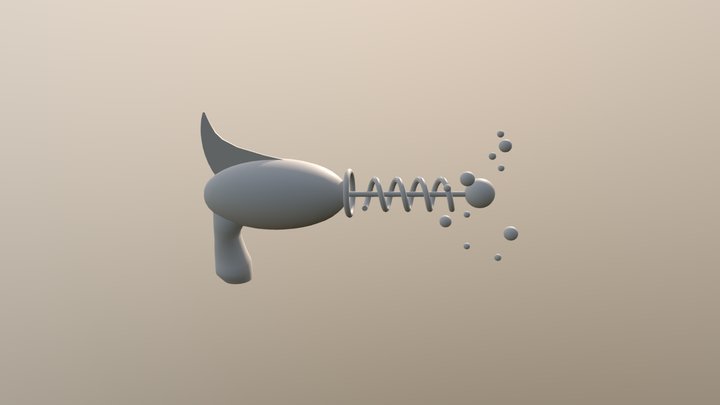 Lasergun 3D Model