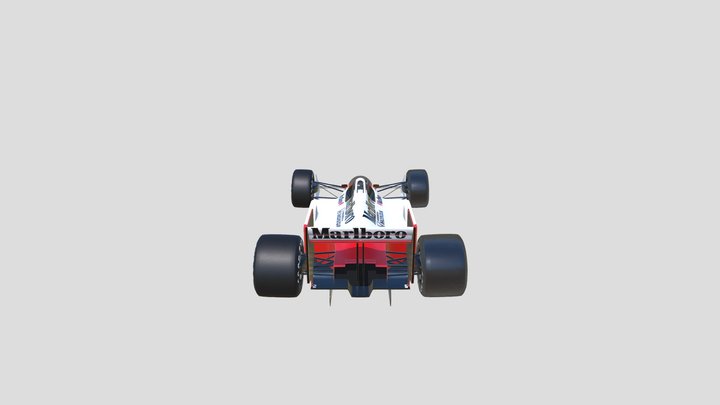1988 McLaren MP4/4 3D Model