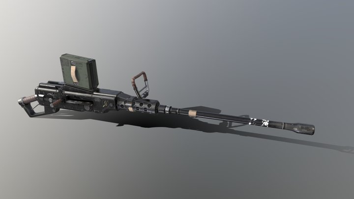 Lancer Automatic Cannon 3D Model