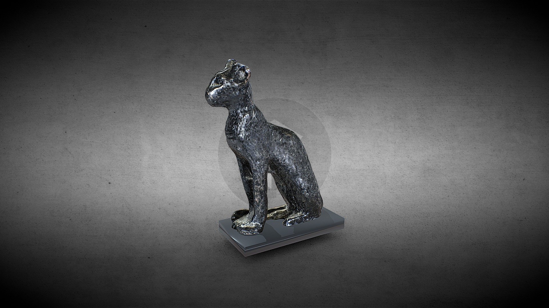 Miniature Bronze Cat - Focus stacking