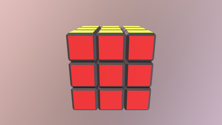 Rubik Cube 3D Model