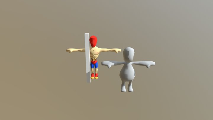 Masked Wrestler 3D Model