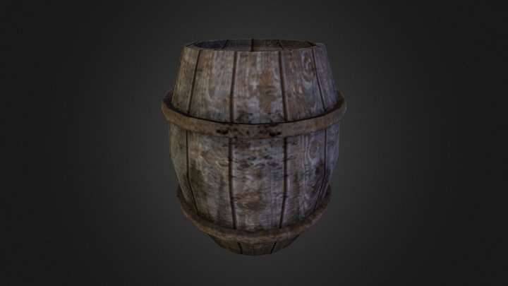 Barrel 3D Model