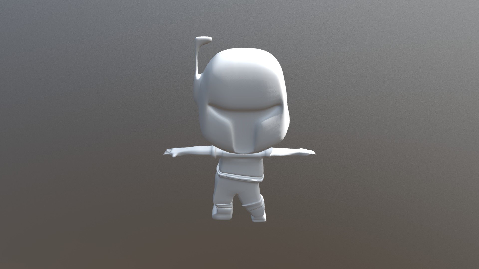 BOBA FEET LOW POLY