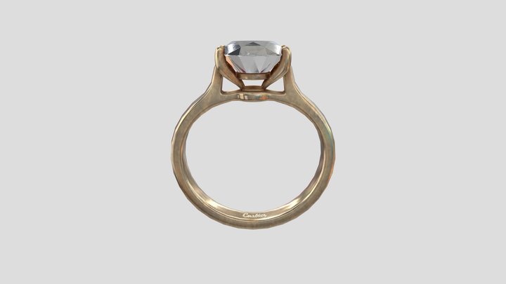 Cartier Ring 1895 3D Model