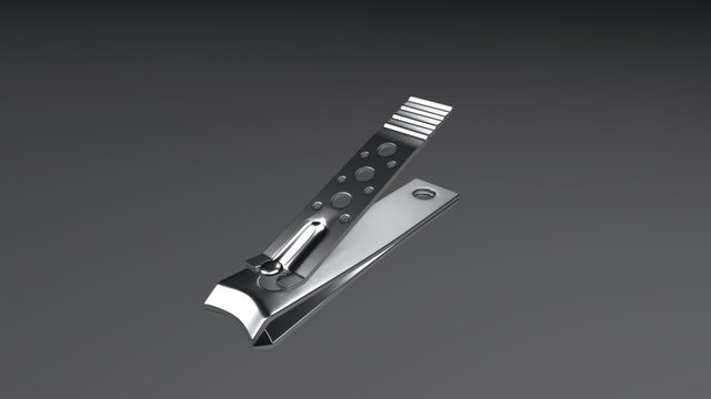 Nail cutters (animation) 3D Model