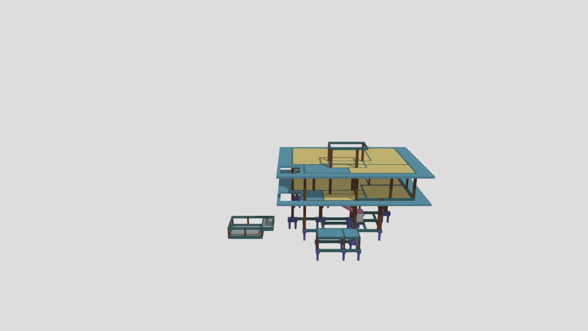 Modelo 3D Residência TR - Terras De Siena