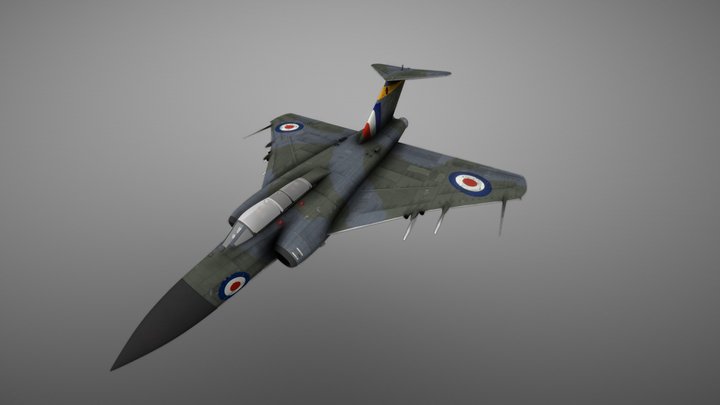 Javelin F.(A.W.) Mk.9 Airplane 3D Model