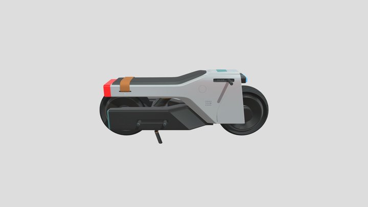 DELIMA Electric Motorcycle. 3D Model
