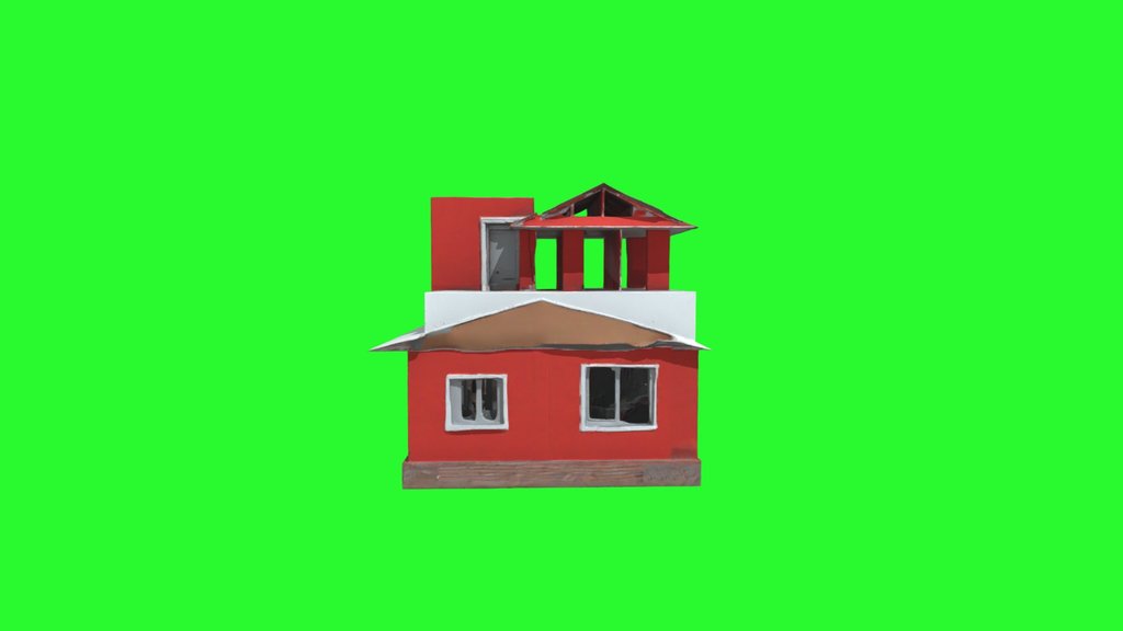 Village mama bunglow 3d model ftu