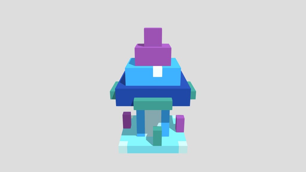 Crystal Mushroom - Voxel 32x32 (Animated)