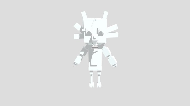 Foxi Minecraft 3D Model