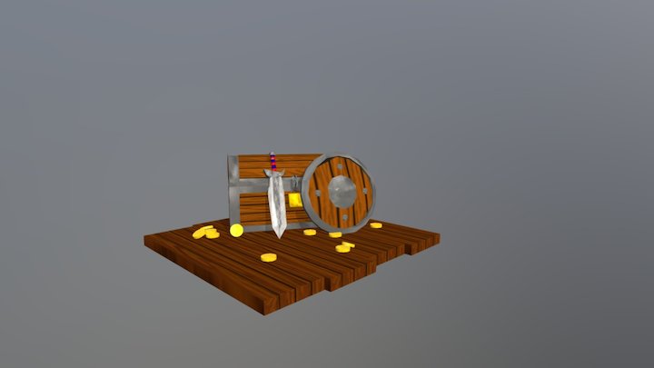 Dungeon_Prop_Scene 3D Model