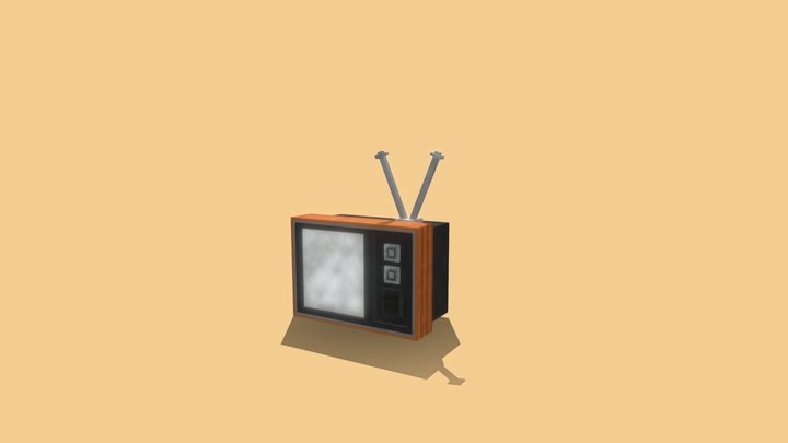 Old TV 3D Model