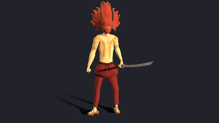 Sun warrior 3D Model