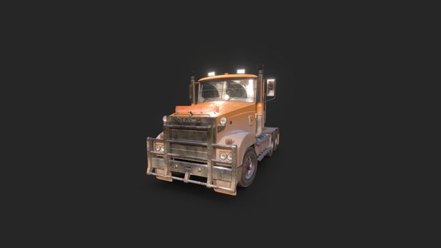 Mack Titan Truck 3D Model