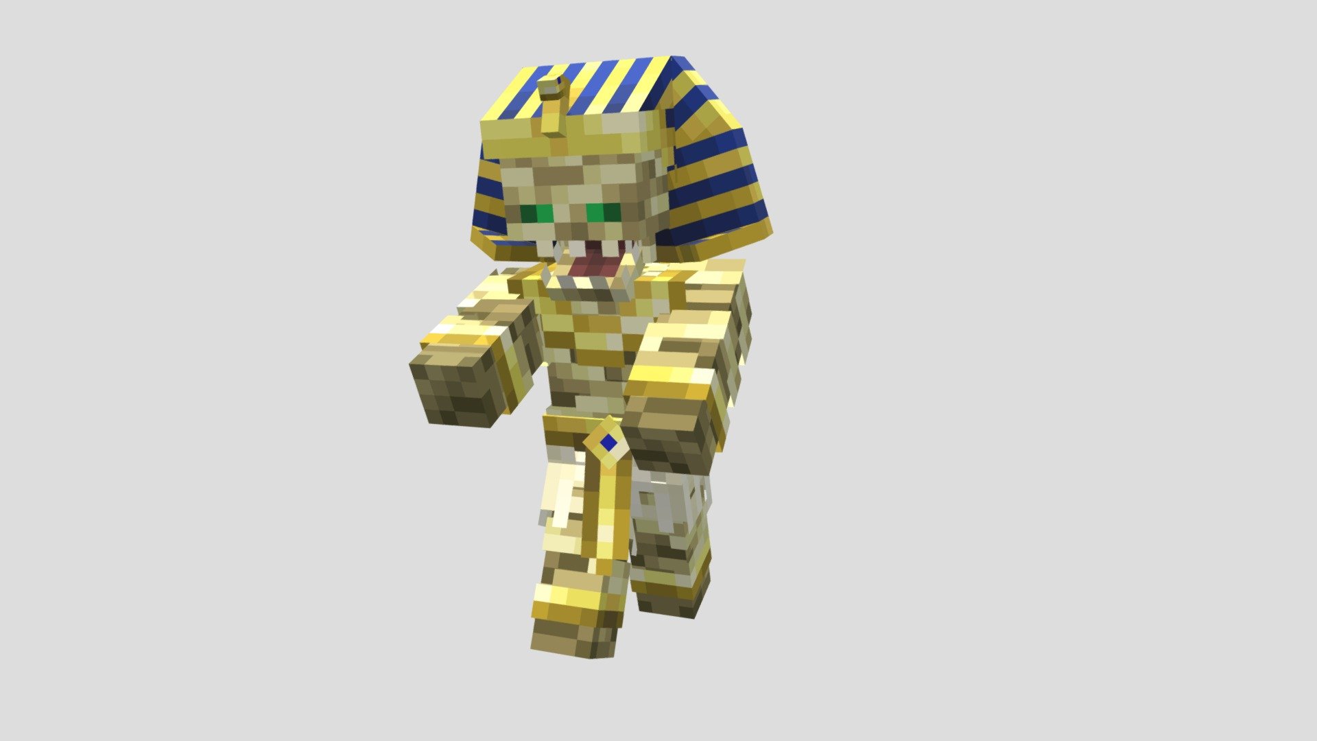 Pharaoh Mummy - 3D model by Pouloupinou [f63122a] - Sketchfab