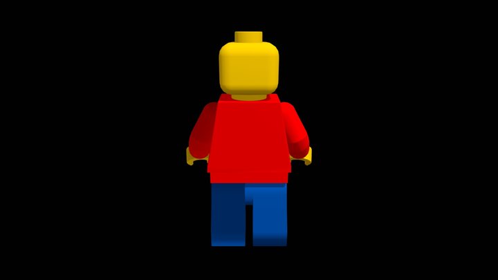 Lego Man Basic 3D Model