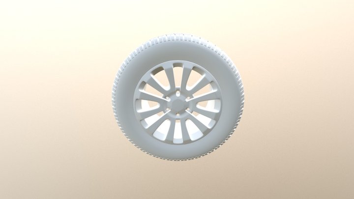 Modeling A Wheel 06 3D Model