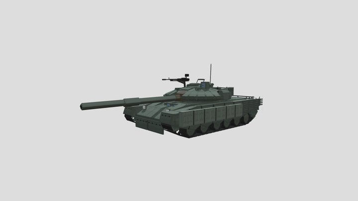 T-80BVM 3D Model
