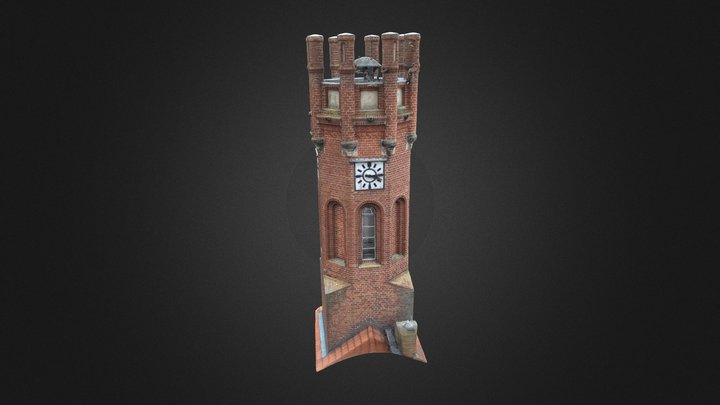 Kyritzer Rathaus, Mittelturm 3D Model
