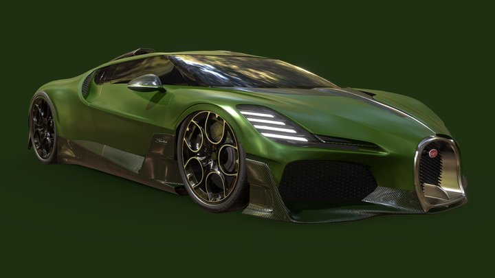 BUGATTI Brouillard 3D Model