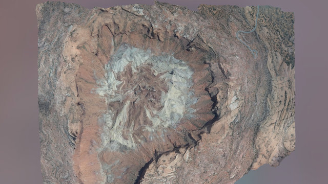 Upheaval Dome 3D Model