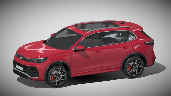 2024 Volkswagen Tiguan R Line 3D Model
