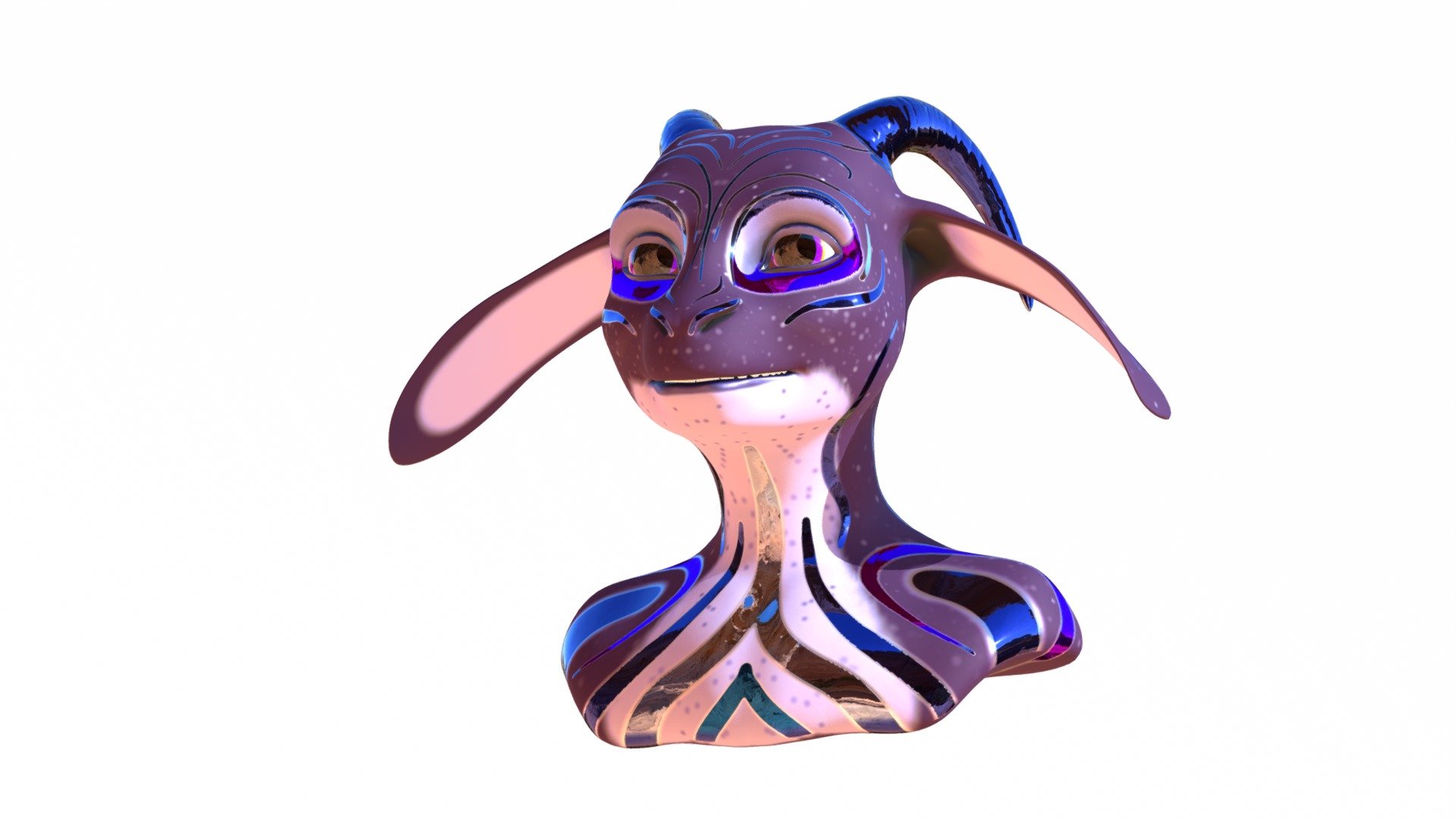 Goat Bust