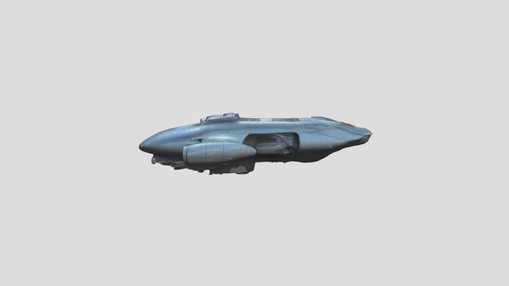 Starship Odyssey 3D Model