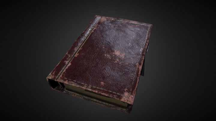 Old Book 3D Model
