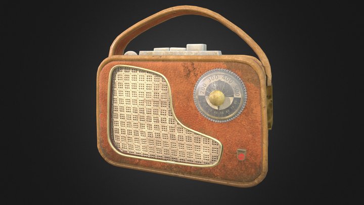Philips All Transistor MW Radio 199 3D Model
