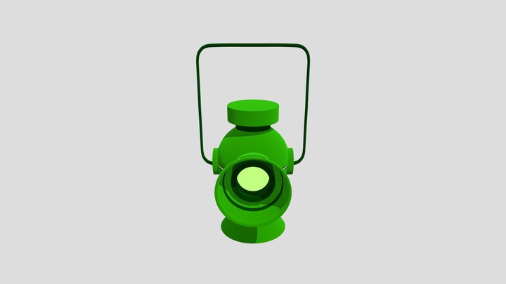 Green Lantern´s Power Battery 3D Model