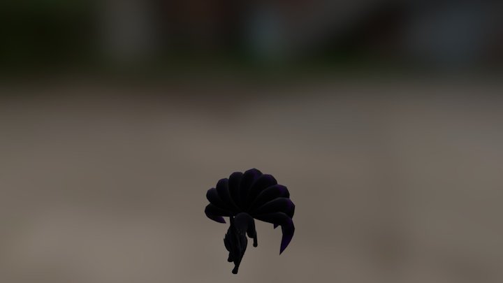 Black&violet Ninetales 3D Model