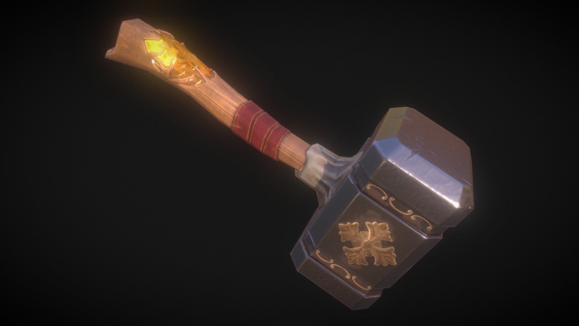 Stylized Fatasy Hammer