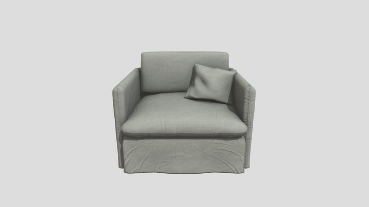 Sillón Beach (100x105x80h) 3D Model