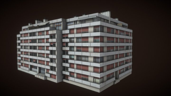 FR - Paris Building 1 3D Model